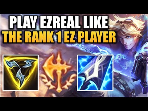 The Rank 1 Ezreal Player Uses THIS Build Secret - Ezreal ADC Gameplay