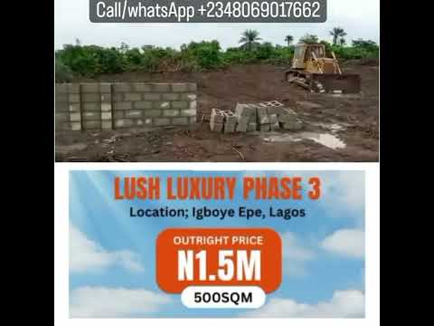 Land For Sale Lush Luxury Estate Phase 3 Igboye Epe Epe Lagos