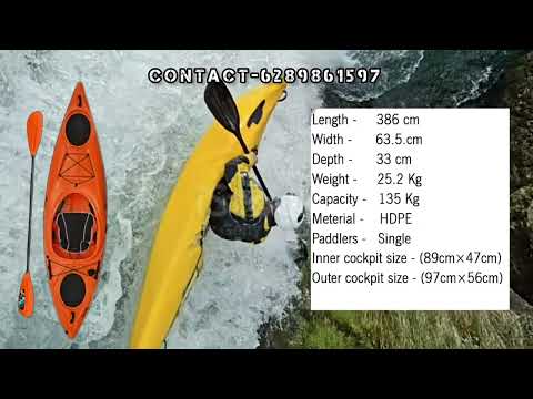 Self paddle hdpe,abs high rising kayak, seating capacity: si...