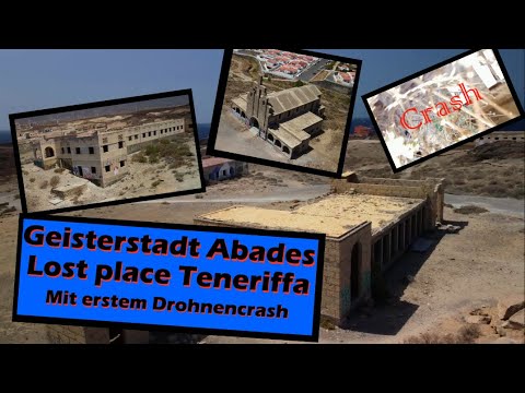 Ghost Town Abades from above - Lost Place Teneriffa -DJI Mini 2 (mit erstem crash)