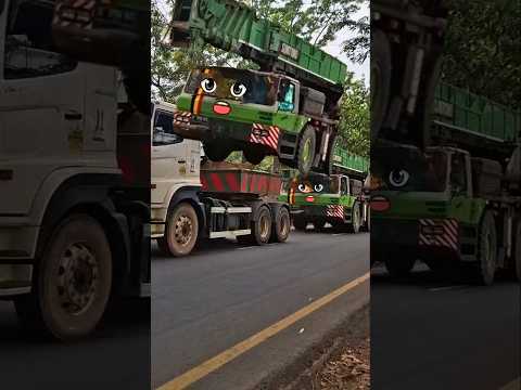 Truck Hino Tarik Truck Crane Sumitomo #truck #truk #hino #crane #raksasa #shorts #video