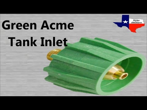 Green Acme Tank Inlet