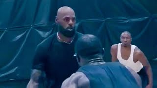 LeBron James Looks Great on Court with Sixers Tyrese Maxey & Jaylen Br