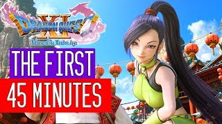 Dragon Quest XI: Echoes of an Elusive Age - The First 45 Minutes of Gameplay (PS4/PC/SWITCH/N3DS)