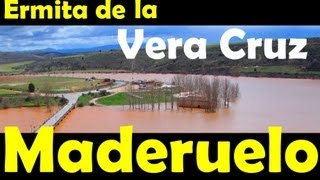 preview picture of video 'Ermita de la Vera Cruz de Maderuelo bajo el Agua'