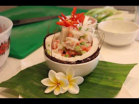 How to make a Fijian Kokoda (Fish ceviche) 2 portion