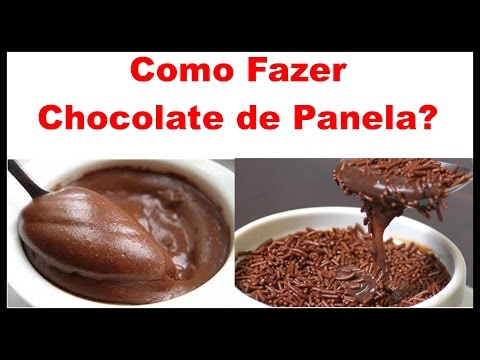 Como fazer chocolate de panela com leite condensado