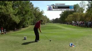Ernie Els driver swing face-on 720p HD slow motion