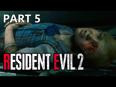 RESIDENT EVIL 2 REMAKE WALKTHROUGH - PART 5: THE SEWERS (CLAIRE HARDCORE DIFFICULTY)