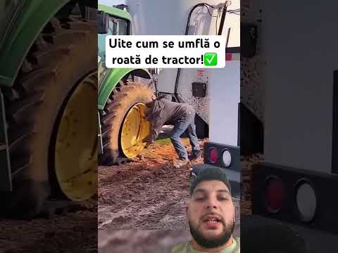 UITE CUM SE UMFLĂ O ROATĂ DE TRACTOR!✅✅✅