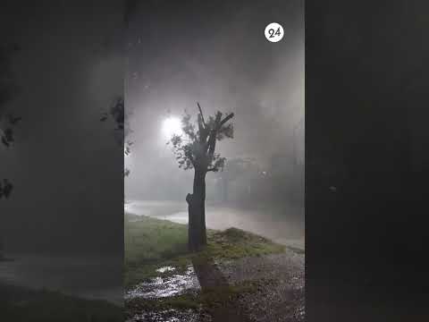 🔴 URGENTE | Severa tormenta azota la ciudad de Ramallo, Prov. Bs. As.