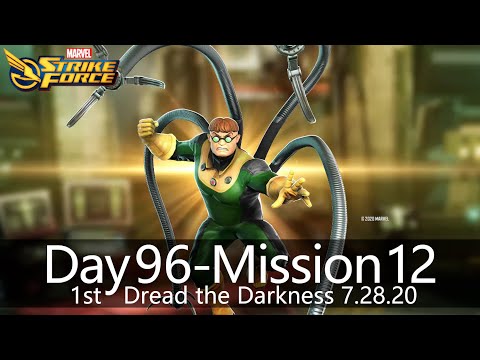 Dark Dimension 3 - Dread the Darkness - First Run - Node 12 - Day 96 - MARVEL STRIKE FORCE - 7.28.20