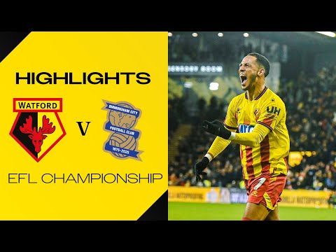 TOM INCE, HAT-TRICK HERO | Watford 3-0 Birmingham City | Short Highlights