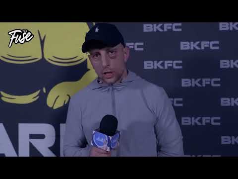 Ben Bonner last night at BKFC 68 Newcastle after an amazing KO win against Lewis Keen !