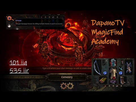 [3.21 POE] 101 Quantity 535 Rarity Magic Find Tornado Shot Build Path Of Exile Deadeye