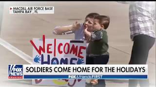 "Fox & Friends First" presents the very best soldier surprises of 2017.