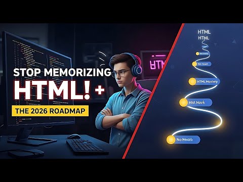 Stop Memorizing HTML Tags! 🛑 The Only Roadmap You Need (2026)