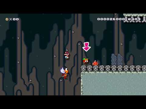 Super Mario Maker - JANK Spike-Top Cave