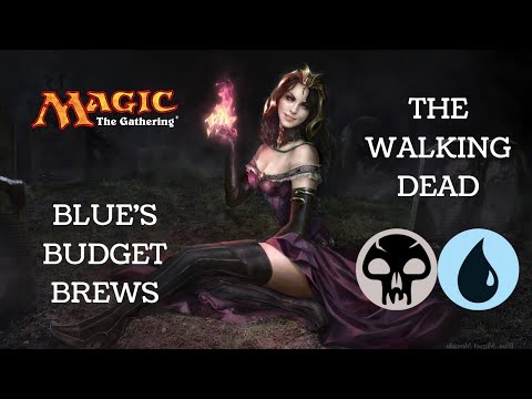 $20 Mtg budget decks - Black/Blue "The Walking Dead" - Magic the Gathering decks for beginners