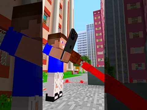 Моего Друга ЗАТЯНУЛО В ТЕЛЕФОН в Майнкрафт🥴 #minecraft #майнкрафт