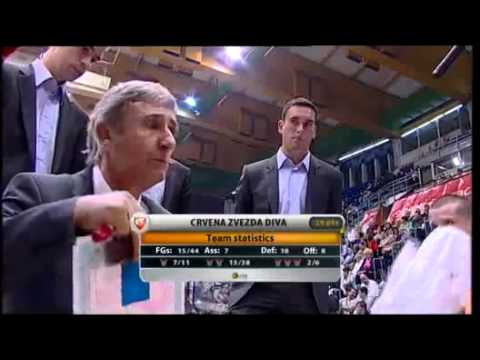 Pesic: Oni Daju Kos,Vi Skidate Gace - Crvena Zvezda Diva - KK Partizan (69:84) - 18.03.2012