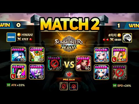 HWAN! vs HASHTAG. SWC2022 APAC Preliminary Group A (BO3) - Summoners War