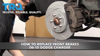 How to Replace Front Brakes 2006-10 Dodge Charger