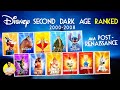 DISNEY SECOND DARK AGE 2000 2008 All 11 Movies Ranked Worst To Best