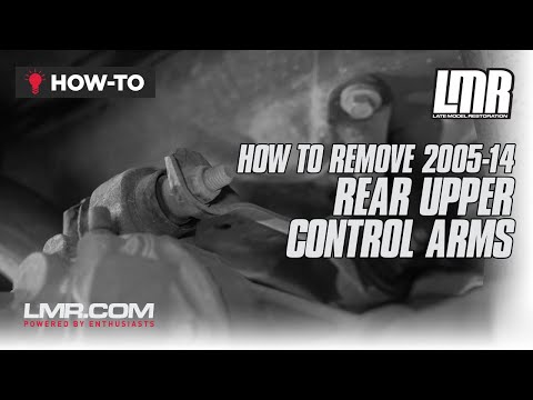 How To Remove 05-14 Mustang Rear Upper Control Arms