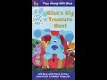 Opening To Blue S Clues Blue S Big Treasure Hunt 1999 VHS