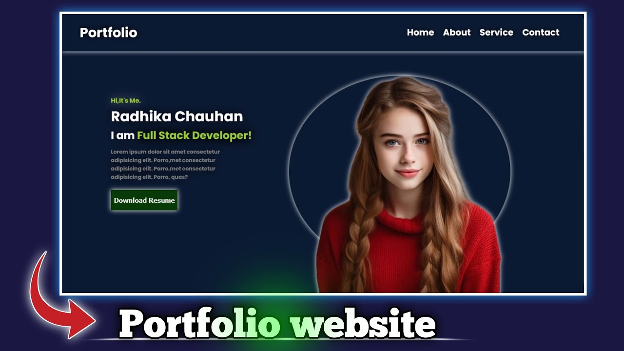 Build And Deploy Responsive  React Portfolio Website 🇺🇸🇮🇳🇮🇩| Create A Portfolio Website In React Js|