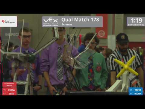 2017 VRC Sci Q178 - 7386A 355S vs 98898 9020A - 34 to 16