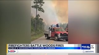 Drought conditions, wild fires putting strain on volunteer fire departments in Alabama