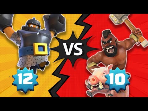 DOMINATING LEVEL 12's with LEVEL 10 CARDS! 2.6 HOG CYCLE — Clash Royale