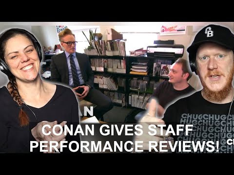 Conan Gives Staff Performance Reviews REACTION | OB DAVE REACTS