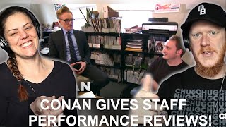 Conan Gives Staff Performance Reviews REACTION | OB DAVE REACTS