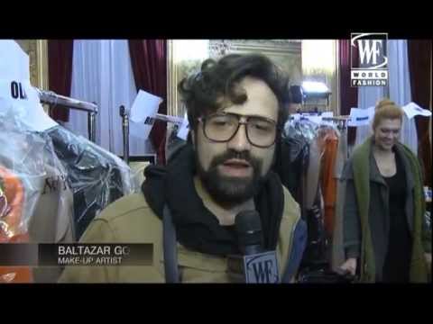 Amaya Arzuaga Fall-Winter 2013-14. Backstage World Fashion Channel
