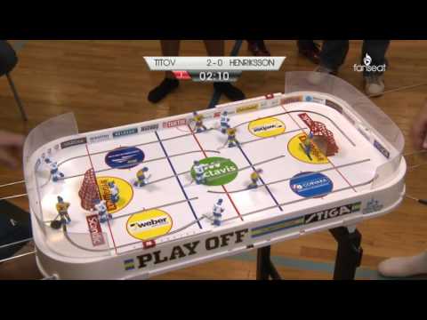 European Table Hockey Championship 2016: Alexey Titov (RUS) - Lars Henriksson (SWE)