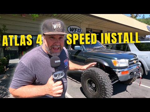 Walkthrough of an Atlas 4 Speed Install on a '97 Toyota 4-Runner Limited | WFO SAS, 1 Ton