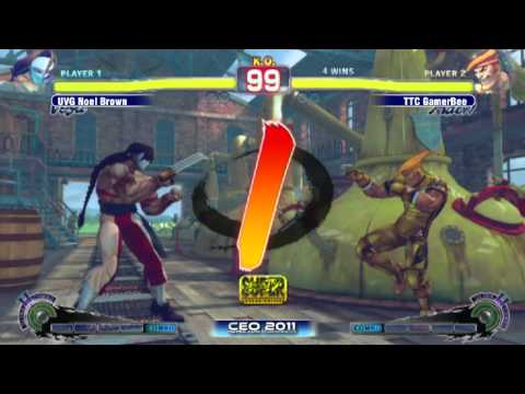UVG Noel Brown vs TTC GamerBee CEO 2011 SSF4 AE Singles