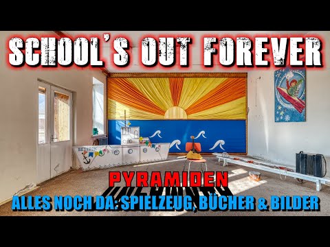 LEFT EVERYTHING BEHIND AT SCHOOL - Ghost Town Pyramids: USSR 🔎 Lost Place Urbex