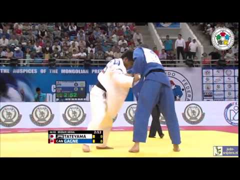 Judo 2014 Grand Prix Ulaanbaatar: Tateyama (JPN) - Gagne (CAN) [-66kg] bronze