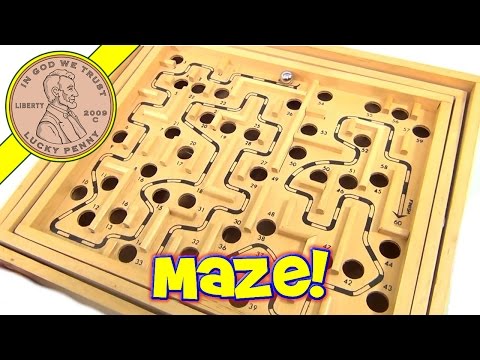 How To Play The GameLabyrinth Metal Ball Maze Game Of Skill - YouTube