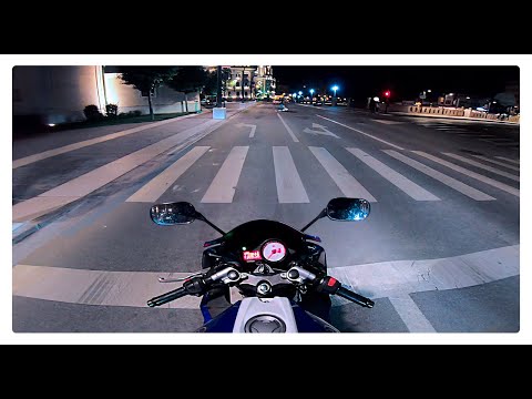 Midnight Run | The Pure Sound Of Yamaha YZF R125 | Akrapovic | No DB-Killer | 2.7K