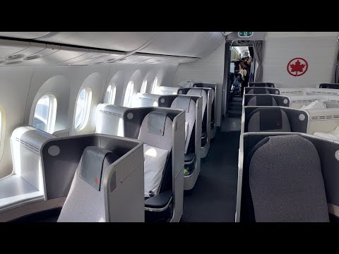 YouTube thumbnail for Air Canada Boeing 787-8