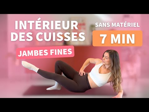 INTÉRIEUR DES CUISSES 7min 🔥Jambes FINES et SCULPTÉES