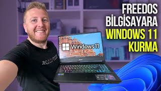 FreeDOS Bilgisayara Windows 11 Nasıl Kurulur?