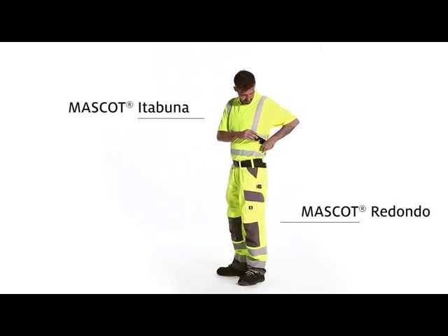 mascot Pikeepaita hi-vis mascot 50114-949-14 koko s
