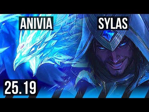 ANIVIA vs SYLAS (MID) | Rank 1 Anivia, 4/0/8 | KR Challenger | 25.19