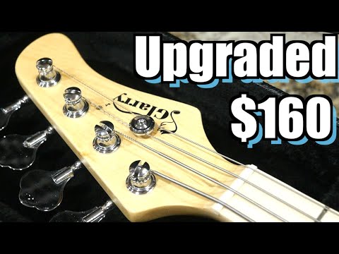 Glarry GP Ⅱ Upgrade Electric Bass Guitar Yellow image 10